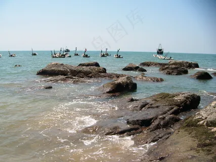 海滩渔船图片 海滩渔船图片
