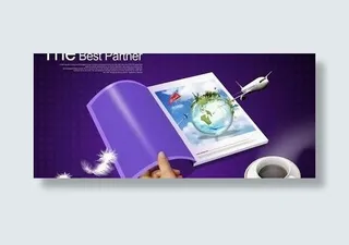 环球旅游商务概念PSD 下载