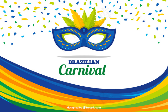 绿色背景矢量图