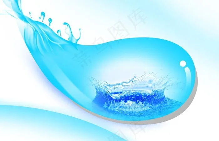 水 水滴 水珠 水效果图片psd模版下载