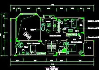 别墅实例、中式风格场景cad详图素...