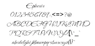 Ephesis 英文字体下载