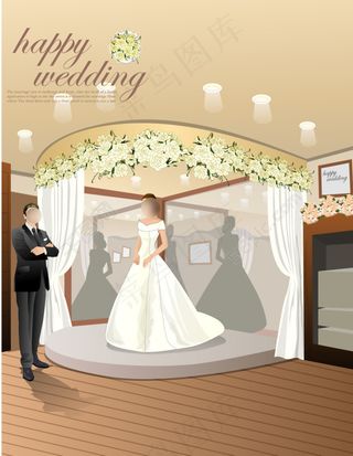 高精写实婚礼人物