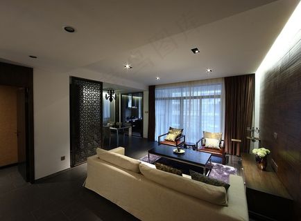 中式风格客厅效果图