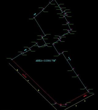 停车库 车库 篮球馆城市规划测量图...