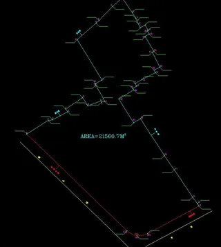 停车库 车库 篮球馆城市规划测量图...