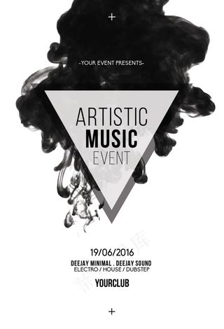 音乐宣传创意海报