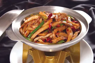 干锅手撕杏鲍菇图片