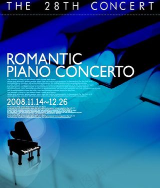 钢琴演奏海报图片