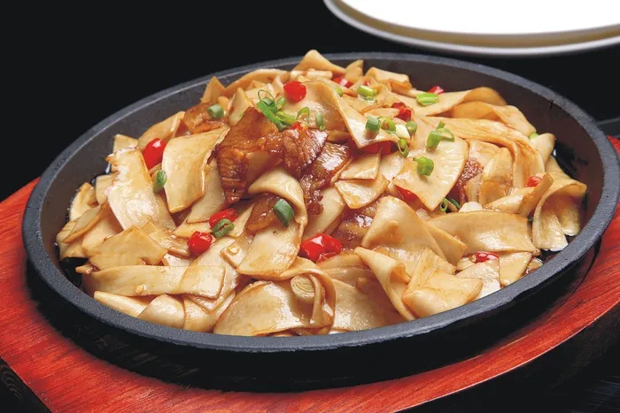 铁板杏鲍菇图片