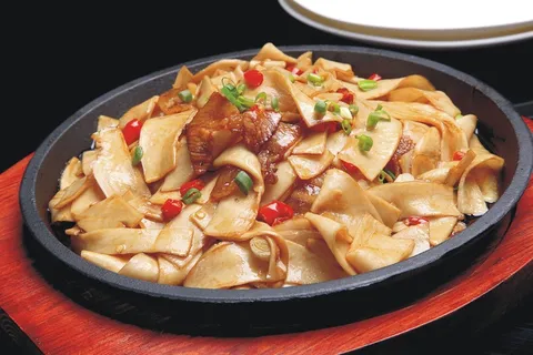 铁板杏鲍菇图片