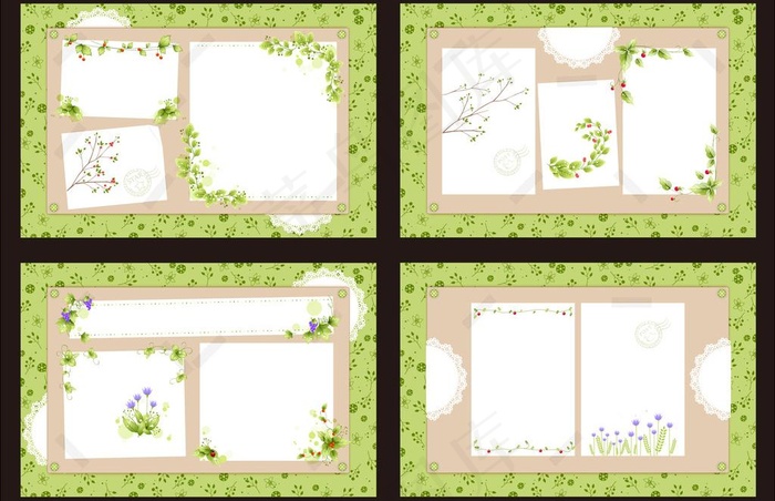 展板 花纹ai矢量模版下载
