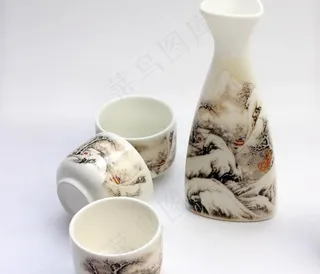 仿古 瓷器 酒具图片