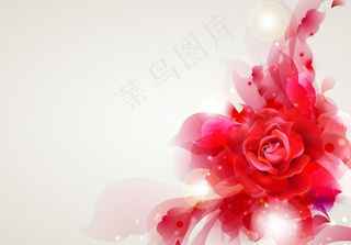 水墨梦幻花纹花朵图片