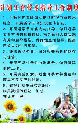 计生制度展板图片