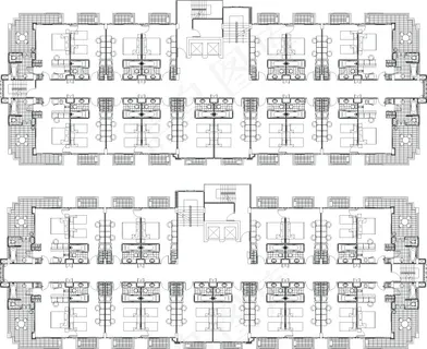 平面户型图矢量素材
