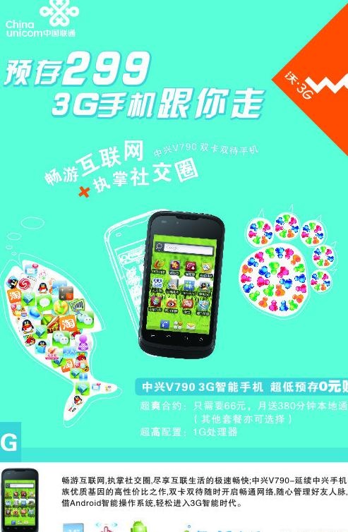 中国联通图片cdr矢量模版下载