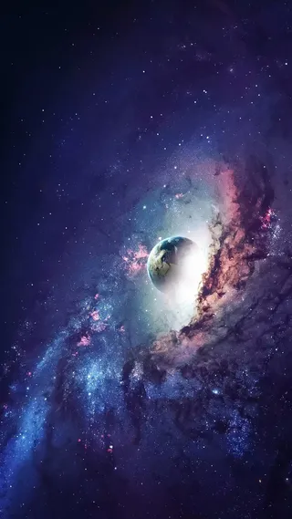 地球太空合成图