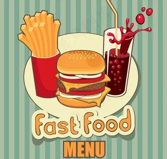快餐菜单封面设计图片