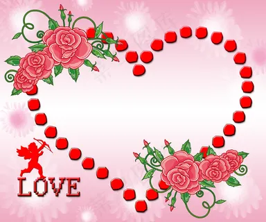love 爱心相框图片