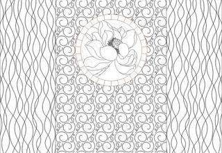 艺术玻璃矢量图图片