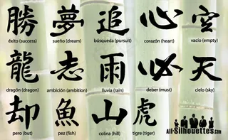 矢量汉字的象形文字