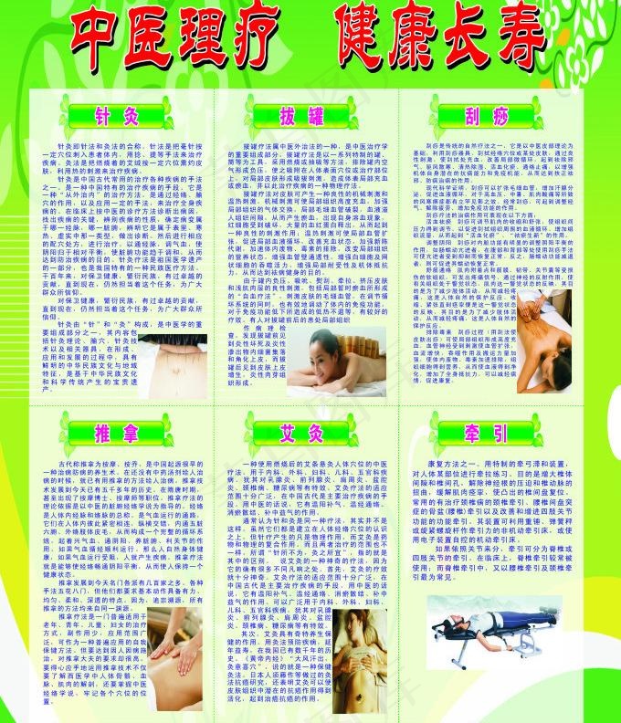 中医疗程图片cdr矢量模版下载