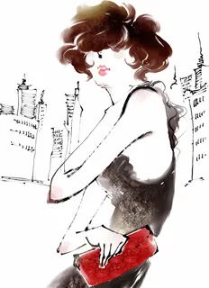 高清PSD分层性感油墨时尚美女