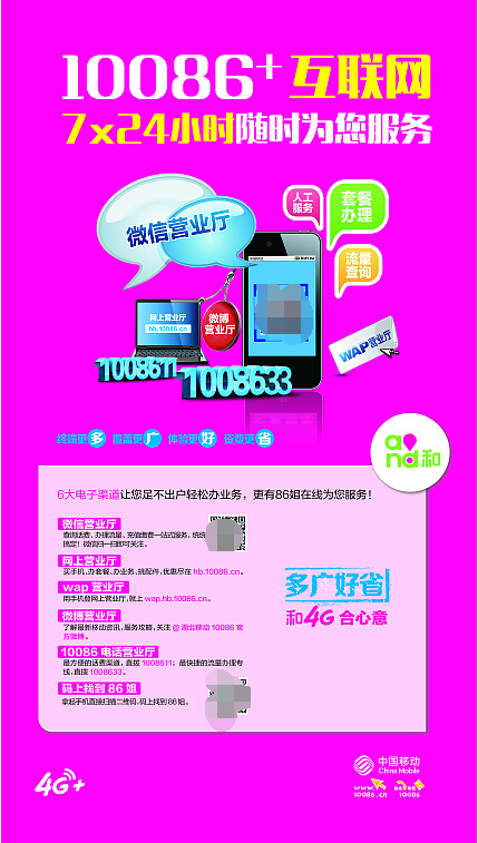 移动6大电子渠道