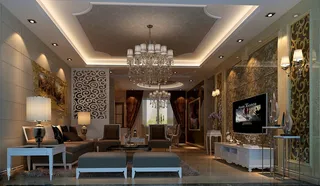 欧式客厅装饰效果