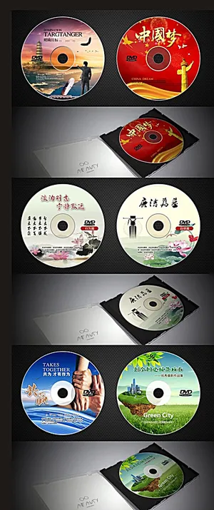 企业公司*资料光盘封面设计图片