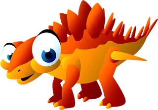 可爱手绘卡通恐龙设计海报素材