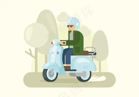 意大利摩托车背景