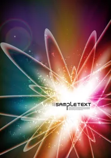 特殊的闪光的霓虹灯背景03矢量