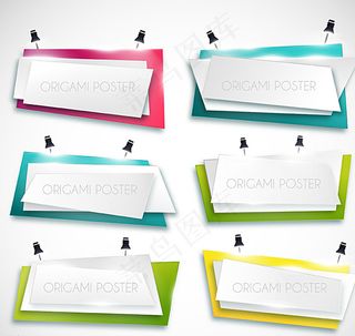 几何形banner矢量图图片