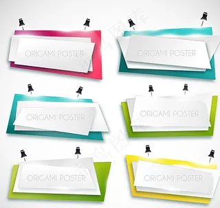 几何形banner矢量图图片