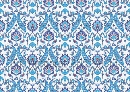 民族风情青花图案