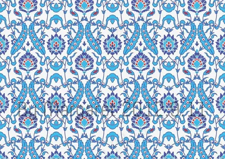 民族风情青花图案