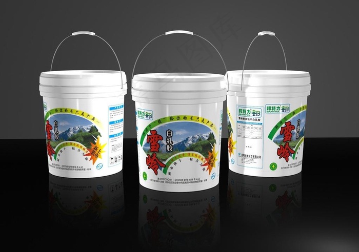 雪岭白乳胶 (平面图)