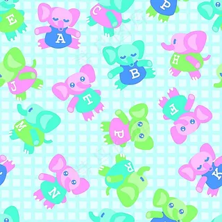 卡通大象背景素材