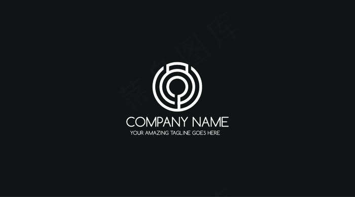 2017黑白高档大气商务名片