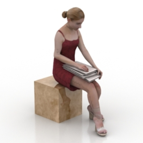 3D女人模型