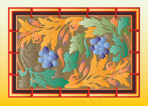 秋天的森林自然