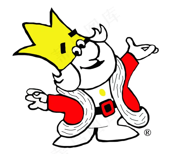 Burger_King_Guy l...ai矢量模版下载