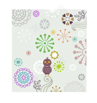 AI矢量素材 非常好看的花纹 花边