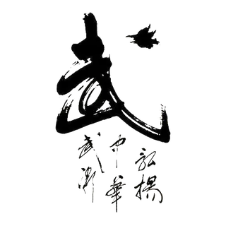 中国功夫武术运动姿势人物剪影PNG...