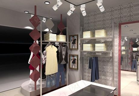 女装店内视角图片 女装店内视角图片