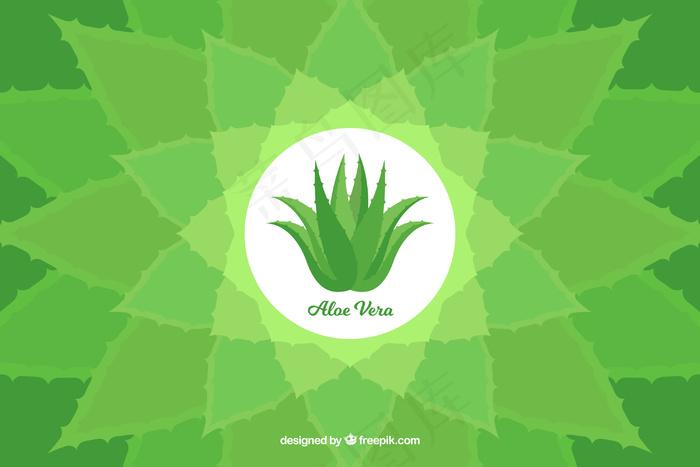 绿色背景矢量图