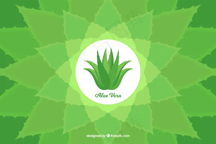 绿色背景矢量图