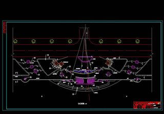 园林中心cad图纸
